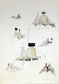 Lynn CHADWICK, Sketches for sitting couples