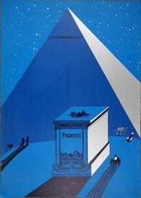 Eduardo ARROYO, W. Churchill, Napoleone e Saul Steinberg all'ombra delle Piramidi a mezzanotte