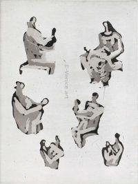 Henry MOORE, Six mother and child studies