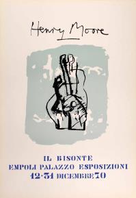 Henry MOORE, Exhibition poster for Empoli City