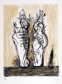 Henry MOORE, two woman