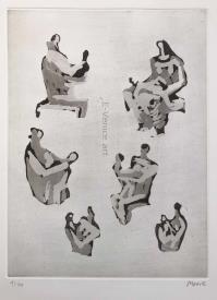 Henry MOORE, Six mother and child studies