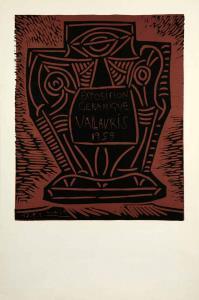 Pablo PICASSO, Exposition Ceramique Vallauris 1959