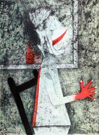 Rufino TAMAYO, Uomo con la lingua fuori