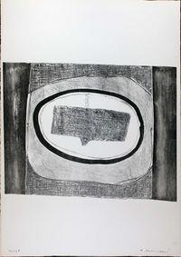 litografia originale firmata. - tiratura: 125. - su Carta a mano Magnani di Pescia 46 x 65 cm. -  riferimenti:   Catalogo il Bisonte 1983 n. 141