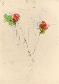 Ernesto TRECCANI, Fiori rosa