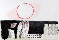 Bruno SAETTI, Sole (III stato - prova in rosso e nero)