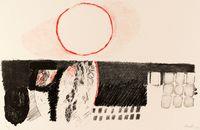 Bruno SAETTI, Sole (III stato - prova in rosso e nero)