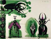 Graham SUTHERLAND, Beetles (from the Bestiary)