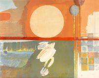 Bruno SAETTI, Paesaggio col sole