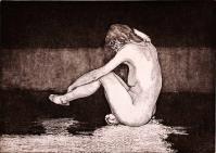 Romano STEFANELLI, Nudo seduto