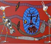 Australian Aboriginal Artist BIGGIBILLA, BROLGA MURRITHA