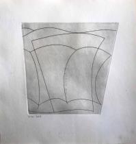 Ben NICHOLSON , Forms in a landscape (Columns and jugs)