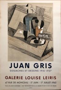 Juan GRIS, Gouches et dessins 1910-1927