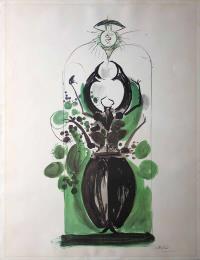 Graham SUTHERLAND, Coléoptère avec ampoule électrique