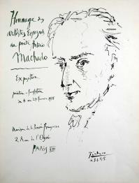 Pablo PICASSO,  Antonio Machado
