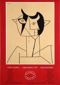 Pablo PICASSO, Collages - Aquarelles - Gouaches