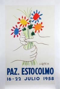 Pablo PICASSO, Paz. Estocolmo