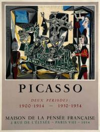 Pablo PICASSO, Picasso Two Time Periods: 1900-1914, 1950-1954