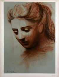 Pablo PICASSO, Tête de Jeune Femme