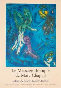 Marc CHAGALL, Le Message Biblique, La lutte de Jacob et de l’ange, Musee du Louvre, Paris