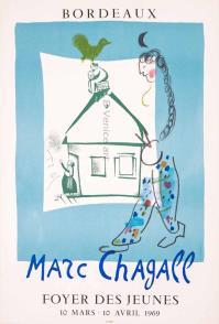 Marc CHAGALL, La maison de mon village Foyer des Jeunes, Bourdeaux
