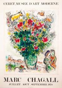 Marc CHAGALL, Bouquet floral. Musee d’Art Moderne, Ceret