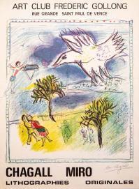 Marc CHAGALL, La Grand Corniche Art Club Frederic Gollong, Vence