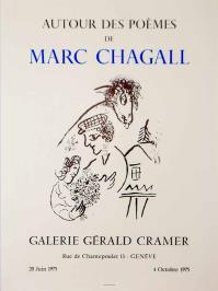 Marc CHAGALL, Autour des poemes de Marc Chagall. Galerie Gerald Cramer, Geneve