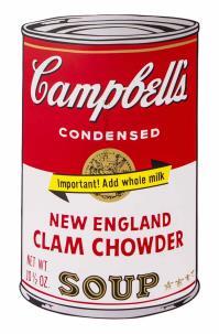 Andy WARHOL, Campbell´s Soup New England Clam Chowder