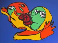Karel APPEL, Sky blue kiss