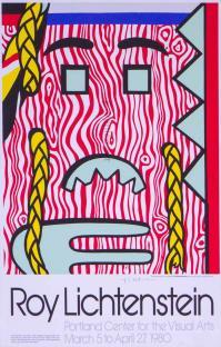 Roy LICHTENSTEIN, Head with braids