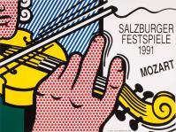 Roy LICHTENSTEIN, Salzburger Festspiele 1991 Mozart