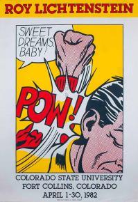 Roy LICHTENSTEIN, PoW! Colorado State University