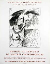 Pablo PICASSO, Drawings and Graphics by Contemporary Masters