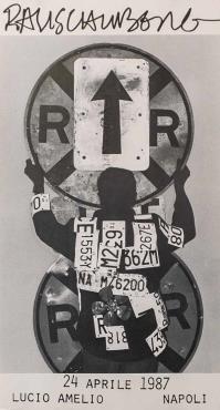 Robert RAUSCHENBERG, Rare Lucio Amelio Napoli (Italy)