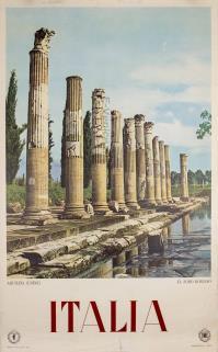 Original lithography . - On paper: 99,7 x 61,7 cm (39.25x24.29 inches) . - Publisher: Amilcare Pizzi S. p. A - Milano . - Printer: ENIT