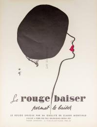 René GRUAU, Le rouge baiser