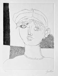 Franco GENTILINI, Ragazza con collana